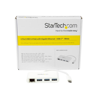 StarTechcom adaptador USB C a 3USB 30 USBC  LAN