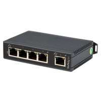 StarTechcom Ethernet 5P 10100 carril DIN  Switch