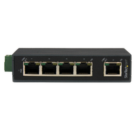 StarTechcom Ethernet 5P 10100 carril DIN  Switch