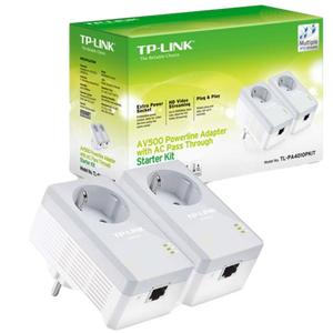 TPLink TLPA4010P KIT AV600 con enchufe PLC TPLink TLPA4010P KIT AV600 con enchufe PLC