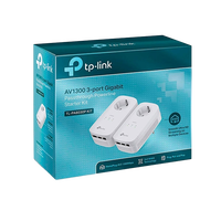 TPLink TLPA8030P KIT AV1300 con enchufe 3xLan  PLC