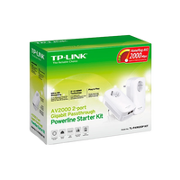 TPLink TLPA9020P KIT AV2000 con enchufe 2xLan  PLC