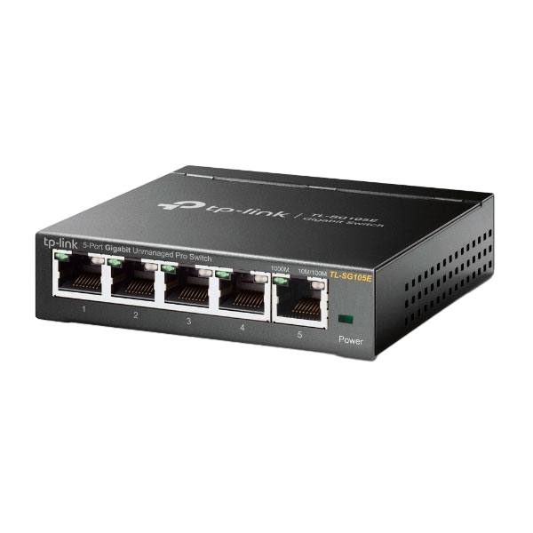 TPLink TLSG105E 5 Puertos Gigabit VLAN QoS IGMP  Switch TPLink TLSG105E 5 Puertos Gigabit VLAN QoS IGMP  Switch