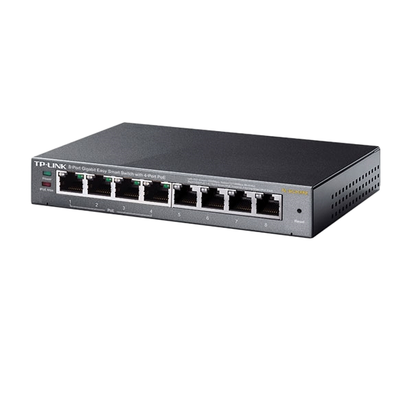 TPLink SG108PE POE 55W Metálico Semigestionable Switch TPLink SG108PE POE 55W Metálico Semigestionable Switch