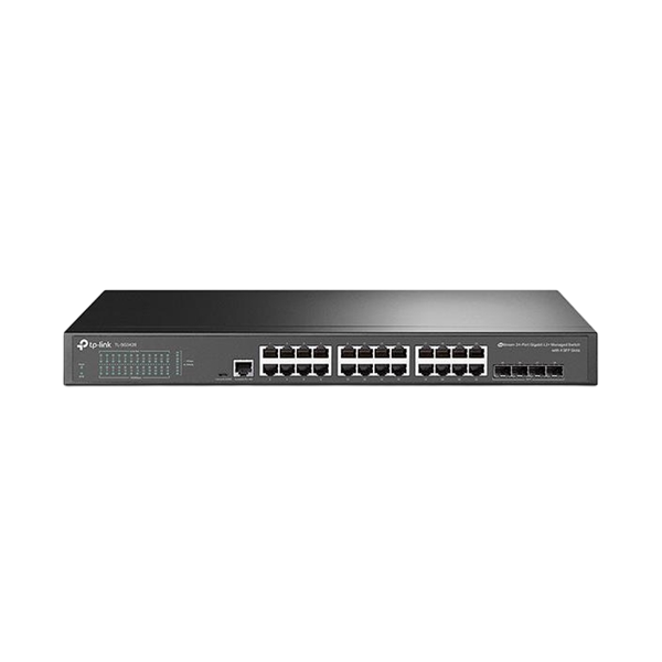 TPLink TLSG3428 JetStream 24 puertos Gigabit L2 4 puertos SFP Switch TPLink TLSG3428 JetStream 24 puertos Gigabit L2 4 puertos SFP Switch