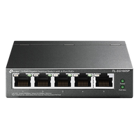 TP-Link TL-SG1005P Gigabit 5 puertos con PoE+ de 4 puertos - Switch TP-Link TL-SG1005P Gigabit 5 puertos con PoE+ de 4 puertos - Switch