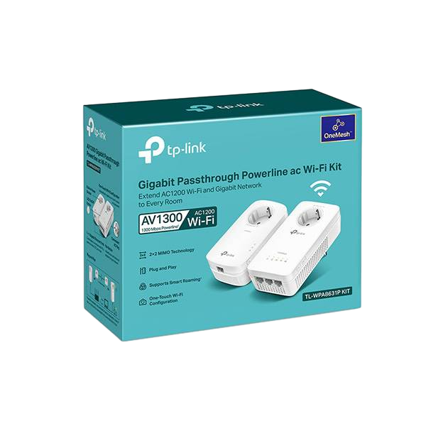 TPLink TLWPA8631PKIT AC1200 Dualband 3Puerto Gigabit PLC TPLink TLWPA8631PKIT AC1200 Dualband 3Puerto Gigabit PLC