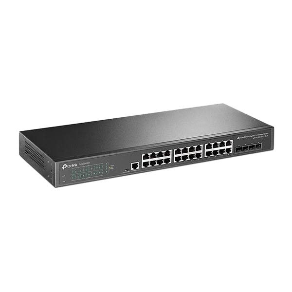 TPLink Omada JetStream 24 Puertos Rack SFP 10GE  Switch Gestionable TPLink Omada JetStream 24 Puertos Rack SFP 10GE  Switch Gestionable