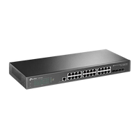 TPLink Omada JetStream 24 Puertos Rack SFP 10GE Switch Gestionable TPLink Omada JetStream 24 Puertos Rack SFP 10GE Switch Gestionable