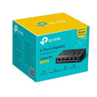 TPLink LS1005G 5 Puertos Gigabit Ethernet Switch TPLink LS1005G 5 Puertos Gigabit Ethernet Switch