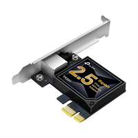 TP-Link TX201 2.5 Gigabit | Tarjeta de red PCIe 2.5 GB RJ45 Low/Full profile TP-Link TX201 2.5 Gigabit | Tarjeta de red PCIe 2.5 GB RJ45 Low/Full profile