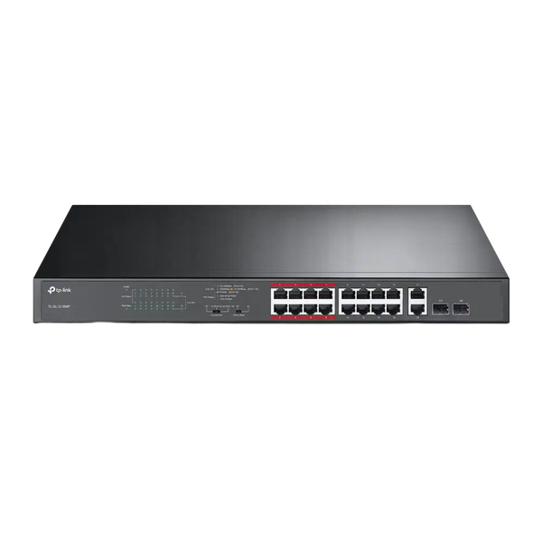 TPLink TLSL1218MP Switch 16P PoE 250W 2SFP TPLink TLSL1218MP Switch 16P PoE 250W 2SFP