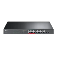 TP-Link TL-SL1218MP | Switch 16P PoE+ 250W 2SFP