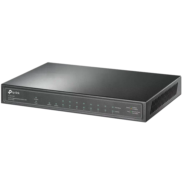 TPLink TLSG1210P Switch 8P PoE 2SFP 63W TPLink TLSG1210P Switch 8P PoE 2SFP 63W