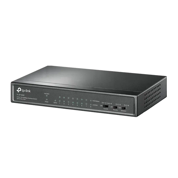TPLink TLSF1009P Switch 8P PoE 72W Fast TPLink TLSF1009P Switch 8P PoE 72W Fast