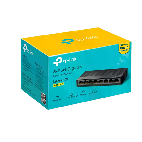 TPLink LS1008G Switch 8P Gigabit No Gestionado TPLink LS1008G Switch 8P Gigabit No Gestionado