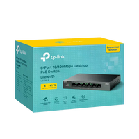 TPLink LS106LP  Switch 6P 10100 4P PoE 41W