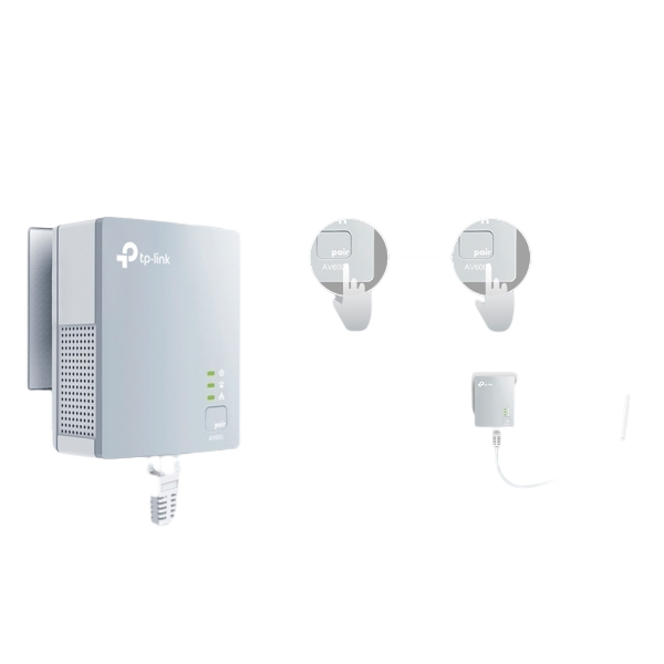 TPLink TLPA411KIT AV600 Nano Powerline  PLC TPLink TLPA411KIT AV600 Nano Powerline  PLC