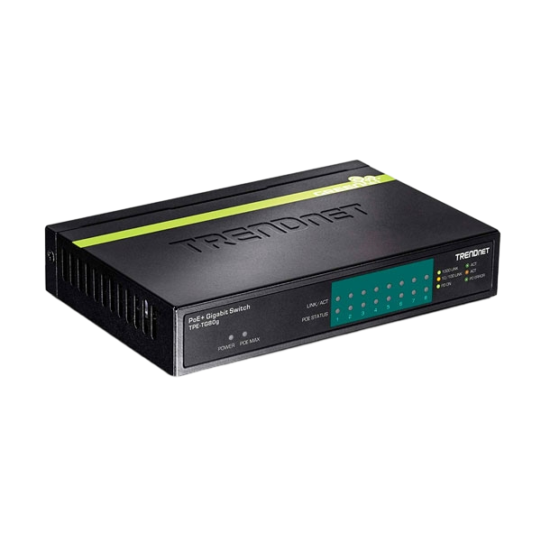 Trendnet TPETG80G 8 Puertos PoE Gigabit Switch Trendnet TPETG80G 8 Puertos PoE Gigabit Switch
