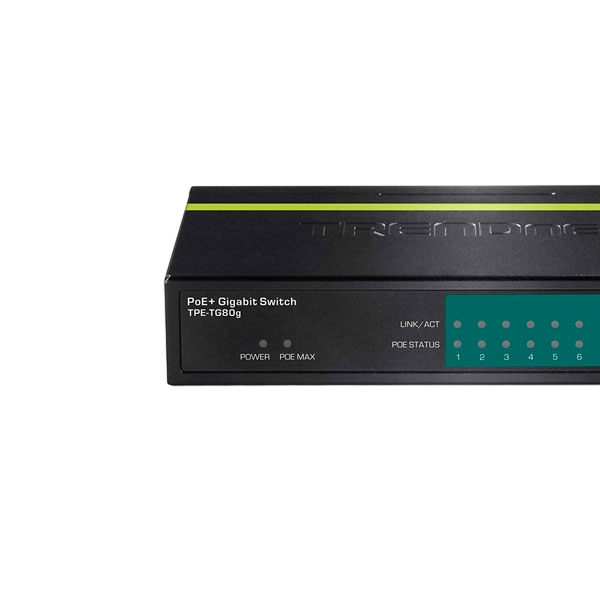 Trendnet TPETG80G 8 Puertos PoE Gigabit Switch Trendnet TPETG80G 8 Puertos PoE Gigabit Switch