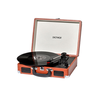 DENVER VPL120 USB Software Grabacion Marron  Tocadiscos