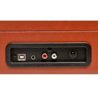 DENVER VPL120 USB Software Grabacion Marron  Tocadiscos