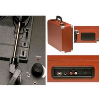 DENVER VPL120 USB Software Grabacion Marron  Tocadiscos