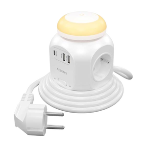 Aisens ASPS2A1CLPQ02W 4 Tomas 1xUSBC 20W PD30 2xUSBA 18W QC30 Luz Nocturna 18M Blanco Regleta de Enchufes Sobremesa Multifunción Aisens ASPS2A1CLPQ02W 4 Tomas 1xUSBC 20W PD30 2xUSBA 18W QC30 Luz Nocturna 18M Blanco Regleta de Enchufes Sobremesa Multifunción