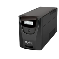 Riello NetPower 1500  SAI Línea Interactiva 1500VA 900W Pantalla LCD Indicadores de Estado 6 Tomas Schuko USB