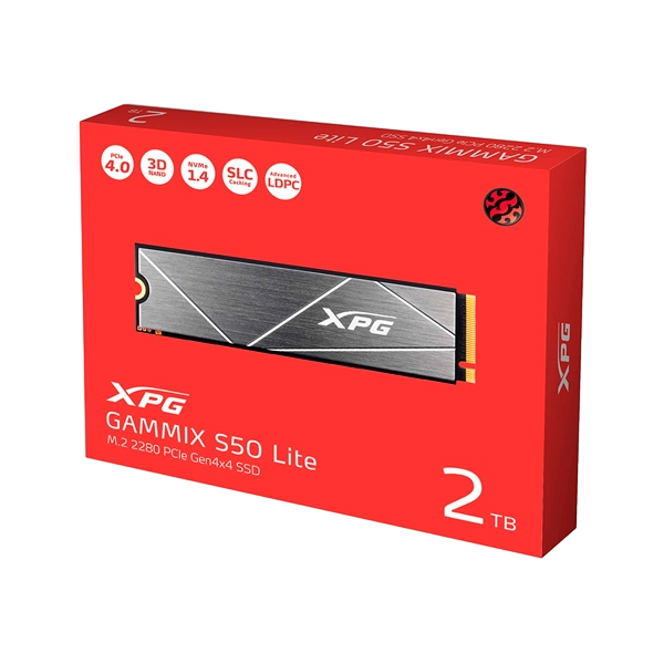 ADATA XPG Gammix S50 Lite 2TB M2 PCIe 4x4 Disco SSD ADATA XPG Gammix S50 Lite 2TB M2 PCIe 4x4 Disco SSD