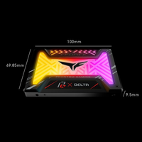 Asrock Delta Phantom RGB 250GB 25  Disco Duro SSD