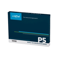 Crucial P5 500GB 3D NAND NVMe PCIe M2 SSD Crucial P5 500GB 3D NAND NVMe PCIe M2 SSD