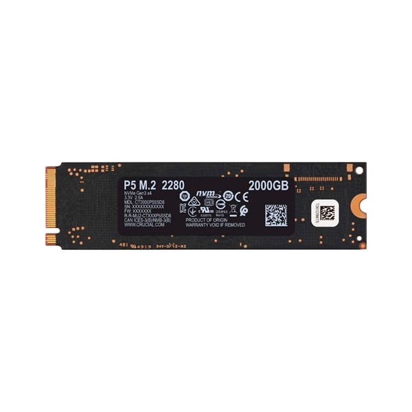 Crucial P5 2TB 3D NAND NVMe PCIe M2  SSD Crucial P5 2TB 3D NAND NVMe PCIe M2  SSD