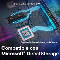 Crucial T500 1TB SSD M2 NVMe Gen4 Con disipador térmico Crucial T500 1TB SSD M2 NVMe Gen4 Con disipador térmico