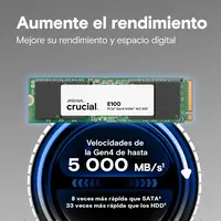 Crucial E100 2TB  SSD M2 PCIe 40 NVMe