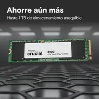 Crucial E100 2TB  SSD M2 PCIe 40 NVMe