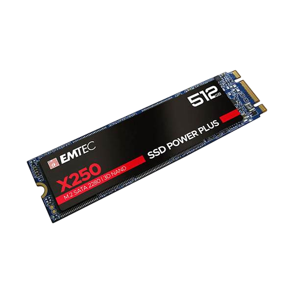 Emtec X250 512GB M2 2280 SATA3  Disco Duro SSD Emtec X250 512GB M2 2280 SATA3  Disco Duro SSD