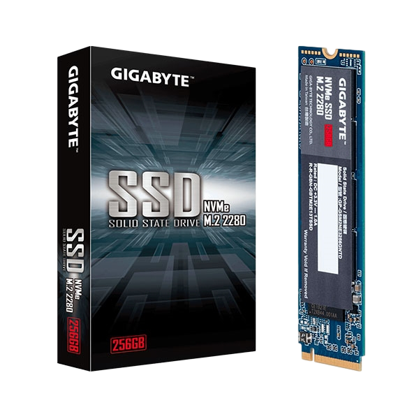 Gigabyte M2 256GB NVMe PCIe 30 x4  SSD Gigabyte M2 256GB NVMe PCIe 30 x4  SSD