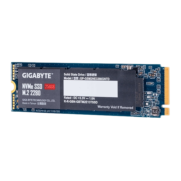 Gigabyte M2 256GB NVMe PCIe 30 x4  SSD Gigabyte M2 256GB NVMe PCIe 30 x4  SSD