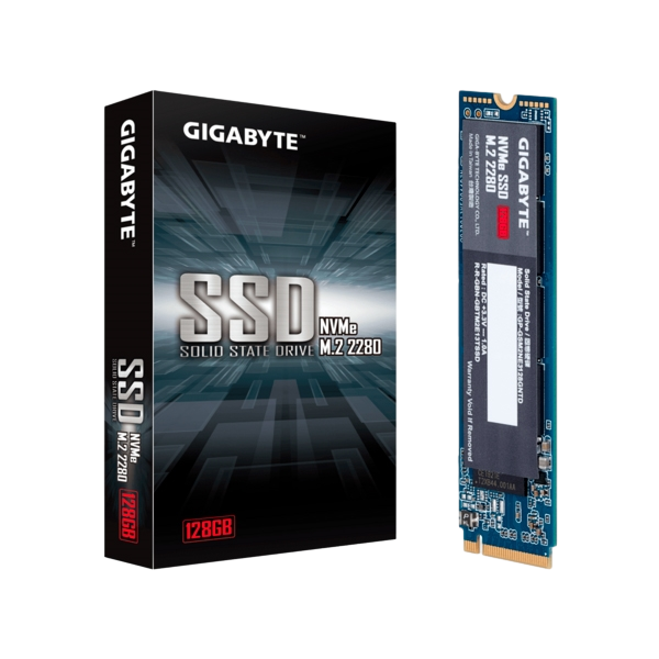 Gigabyte M2 128GB NVMe PCIe 30 x4  SSD Gigabyte M2 128GB NVMe PCIe 30 x4  SSD