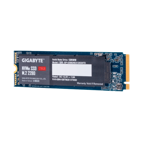 Gigabyte M2 128GB NVMe PCIe 30 x4  SSD Gigabyte M2 128GB NVMe PCIe 30 x4  SSD