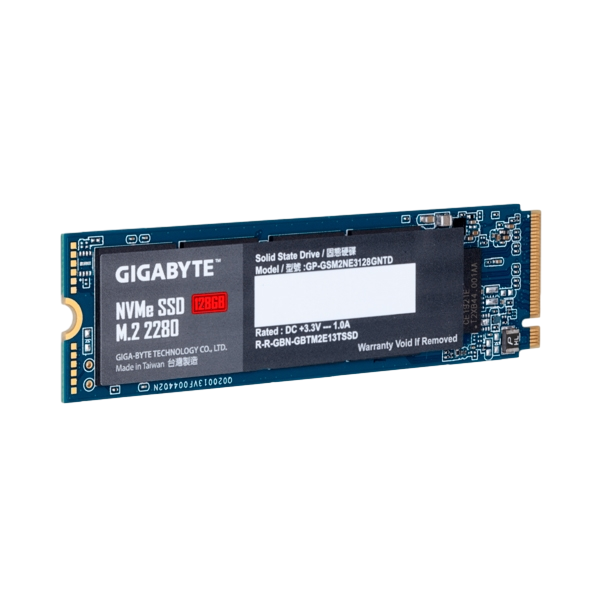 Gigabyte M2 128GB NVMe PCIe 30 x4  SSD Gigabyte M2 128GB NVMe PCIe 30 x4  SSD