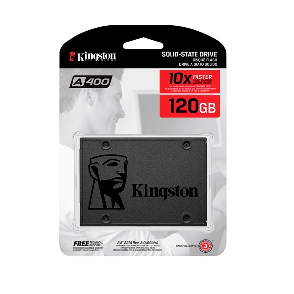 Kingston A400 120GB 25  Disco Duro SSD Kingston A400 120GB 25  Disco Duro SSD