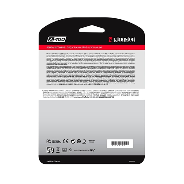 Kingston A400 120GB 25  Disco Duro SSD Kingston A400 120GB 25  Disco Duro SSD