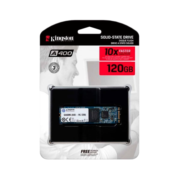 Kingston A400 120GB M2 SATA Disco Duro SSD Kingston A400 120GB M2 SATA Disco Duro SSD