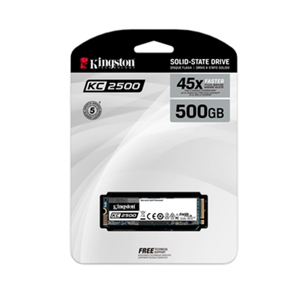 Kingston KC2500 M2 2280 NVMe PCIe 500GB Unidad SSD Kingston KC2500 M2 2280 NVMe PCIe 500GB Unidad SSD