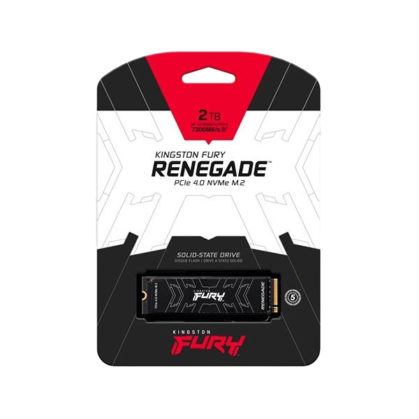 Kingston Fury Renegade M2 NVMe PCIe 40 2TB Disco Duro SSD Kingston Fury Renegade M2 NVMe PCIe 40 2TB Disco Duro SSD