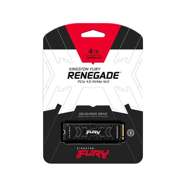 Kingston Fury Renegade M2 NVMe PCIe 40 4TB Disco Duro SSD Kingston Fury Renegade M2 NVMe PCIe 40 4TB Disco Duro SSD
