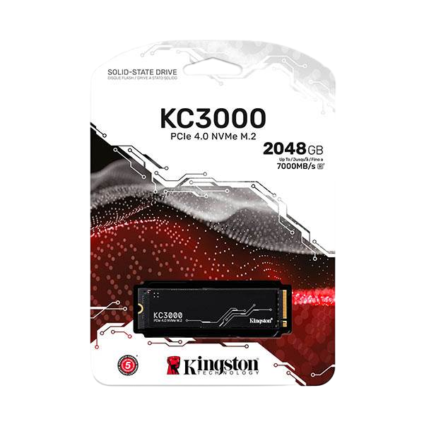 Kingston KC3000 M2 NVMe PCIe 40 2TB Disco Duro SSD Kingston KC3000 M2 NVMe PCIe 40 2TB Disco Duro SSD