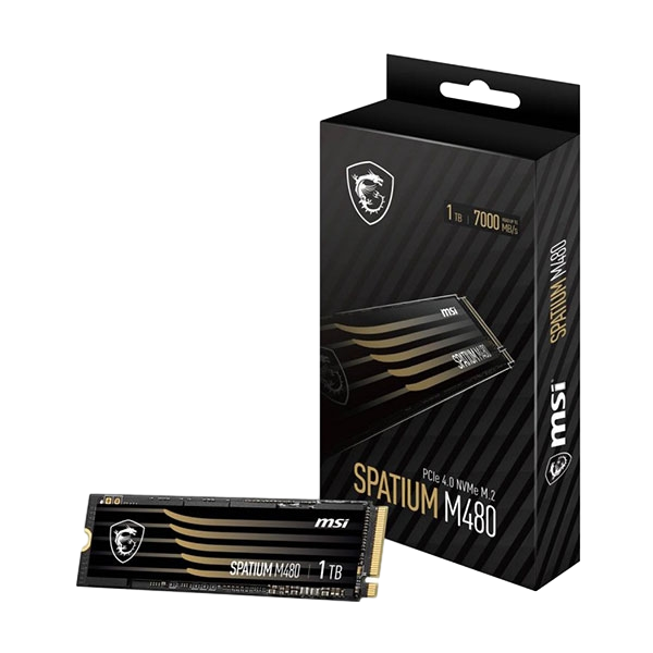 MSI Spatium M480 1TB M2 Gen4 x4 NVMe SSD MSI Spatium M480 1TB M2 Gen4 x4 NVMe SSD